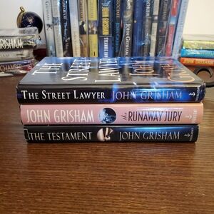 John Grisham Book Lot of 3 Hardcover The Street Lawyer, Runaway Jury & Testament